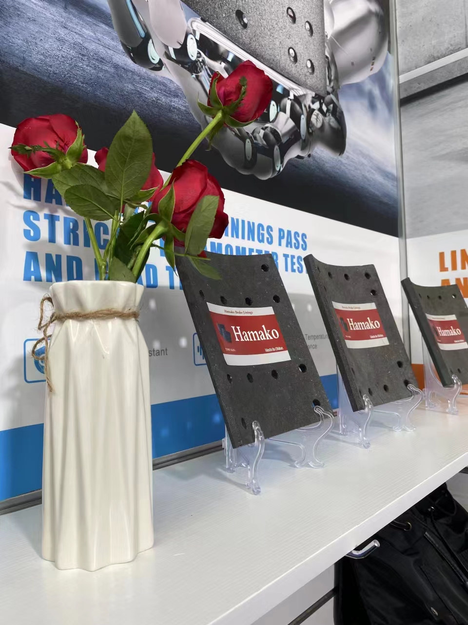 Hamako brake lining in the 134th canton fair